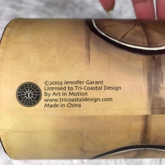 NWOT Tri-Coastal Design Tandem Bicycling Wine Chefs Wine Tube w/ Lid & Gift Tag - Picture 9 of 12